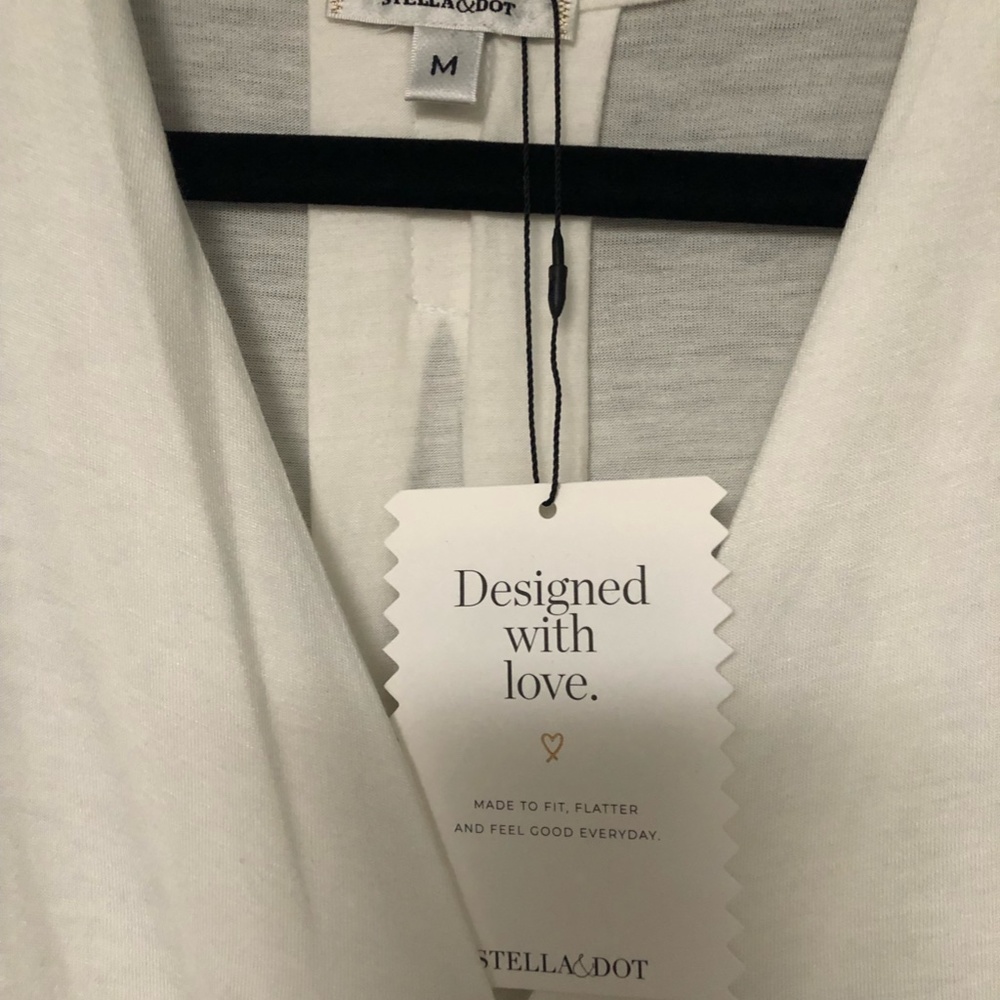 Stella & Dot White Blouse - Picture 3 of 4